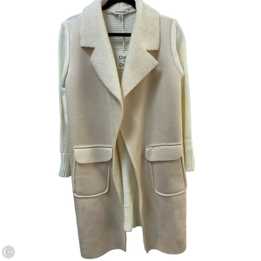 Sweater Cardigan By Davi & Dani In Cream, Size: S