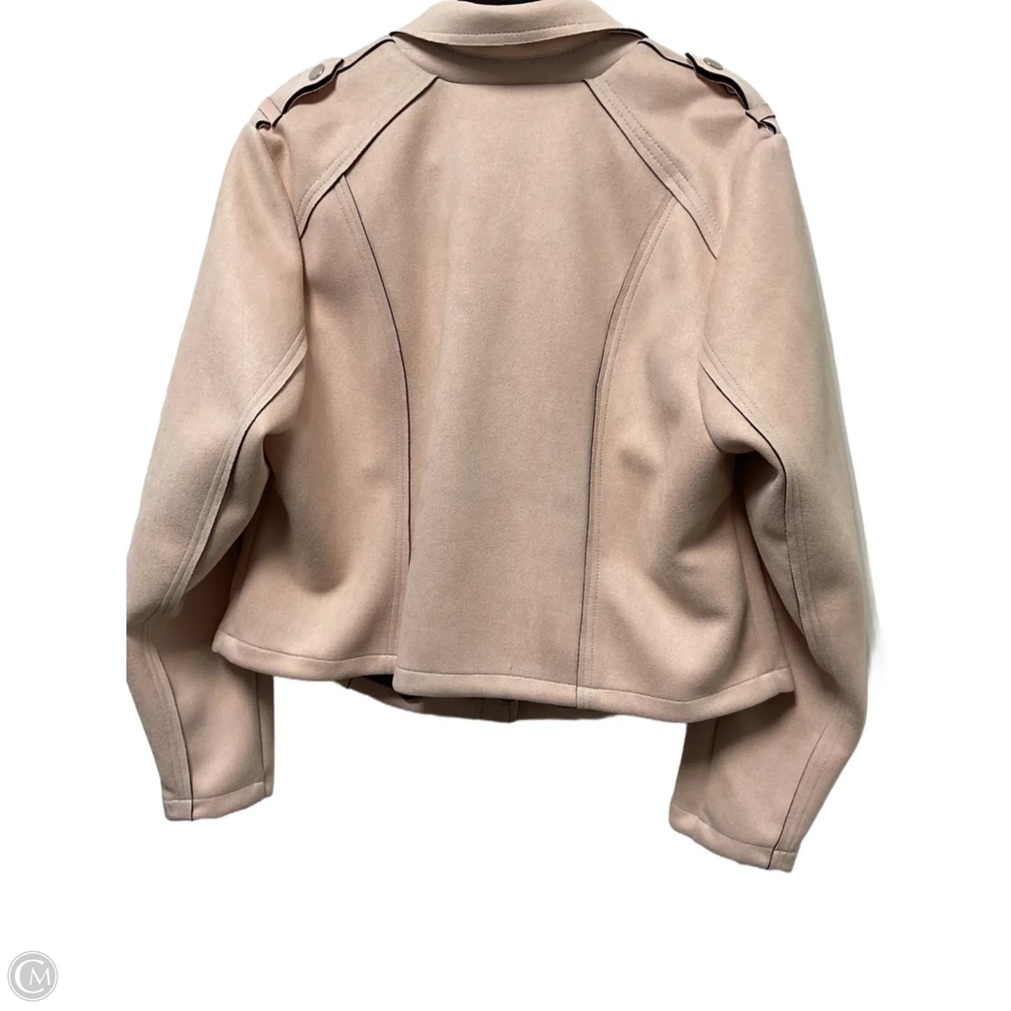 Jacket Moto By Torrid In Pink, Size: 2x