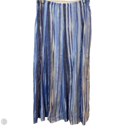 Skirt Maxi By Zac And Rachel In Blue & White, Size: M