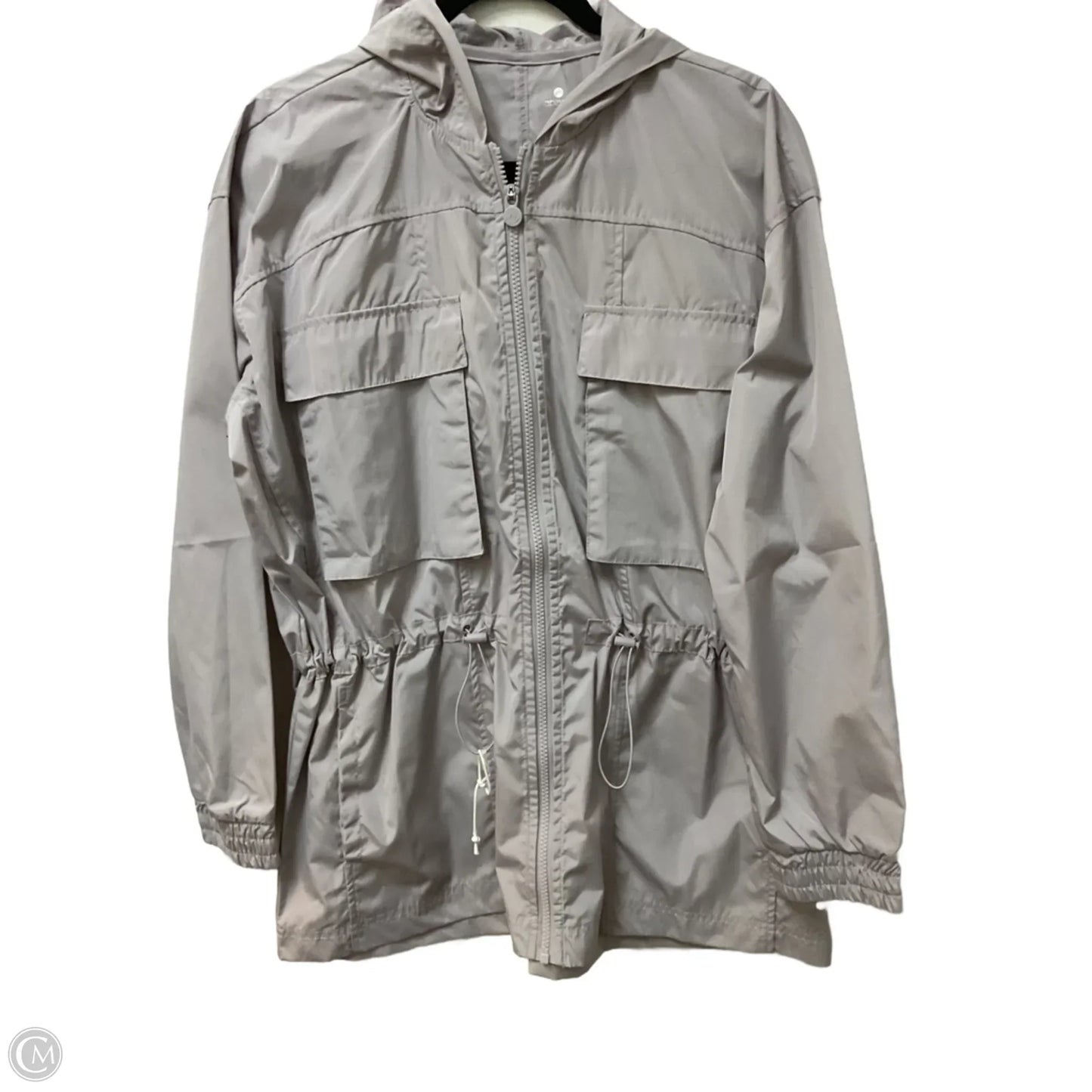 Jacket Windbreaker By Apana In Purple, Size: S