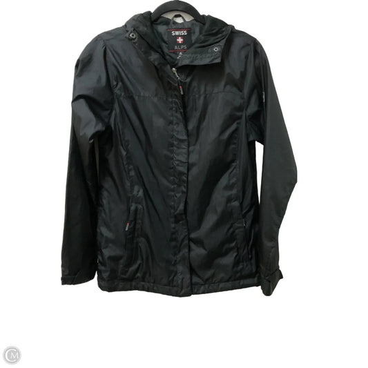 Jacket Windbreaker By Clothes Mentor In Black, Size: S