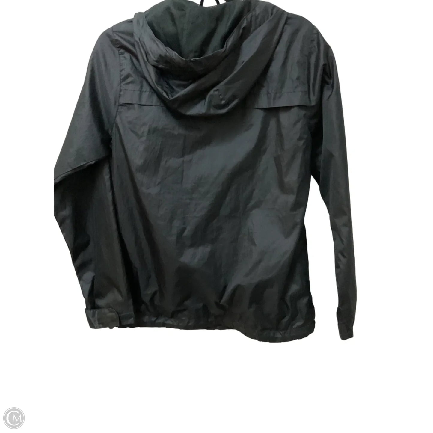 Jacket Windbreaker By Clothes Mentor In Black, Size: S