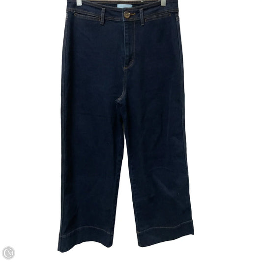 Jeans Wide Leg By Loft In Blue Denim, Size: 4