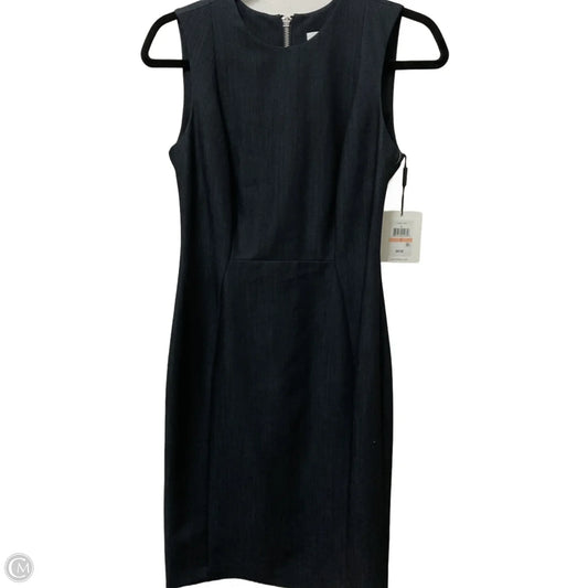 Dress Work By Calvin Klein In Navy, Size: Xs