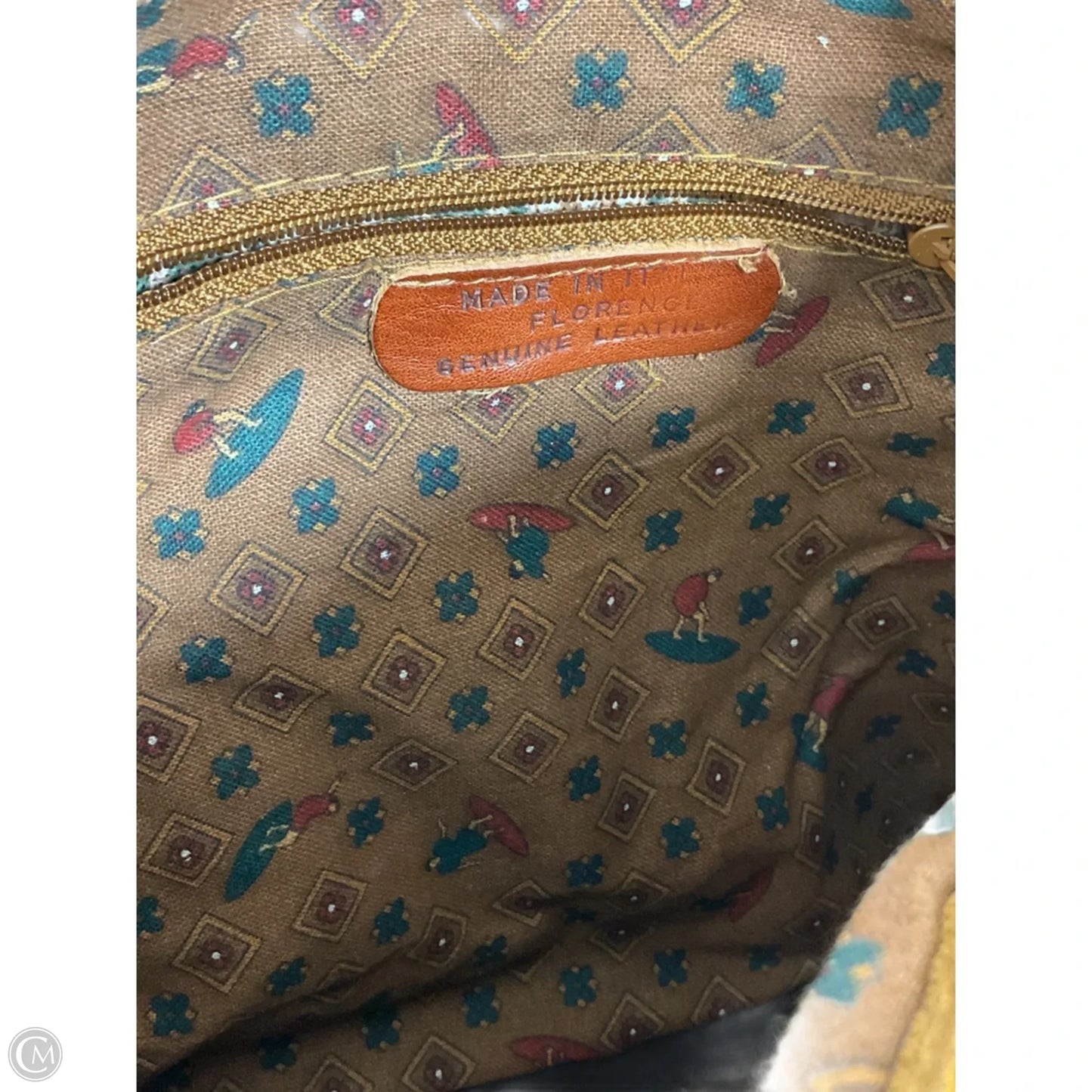 Handbag Leather By Cmc, Size: Large