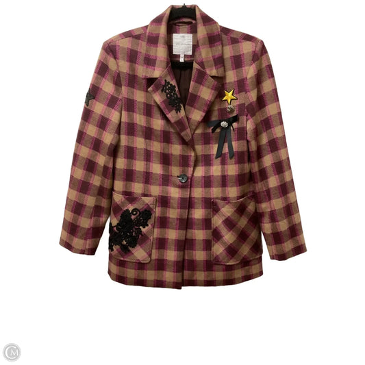 Jacket Other By Avec Les Filles In Pink & Tan, Size: Lp