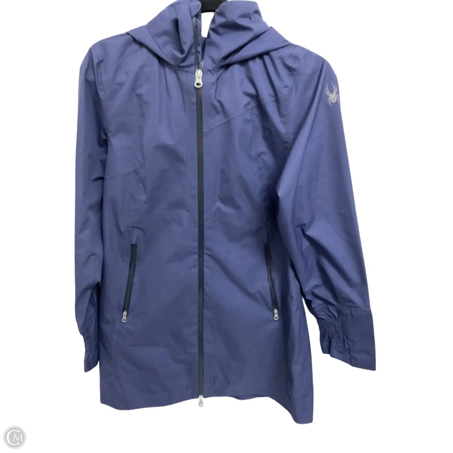 Jacket Windbreaker By Spyder In Blue, Size: S