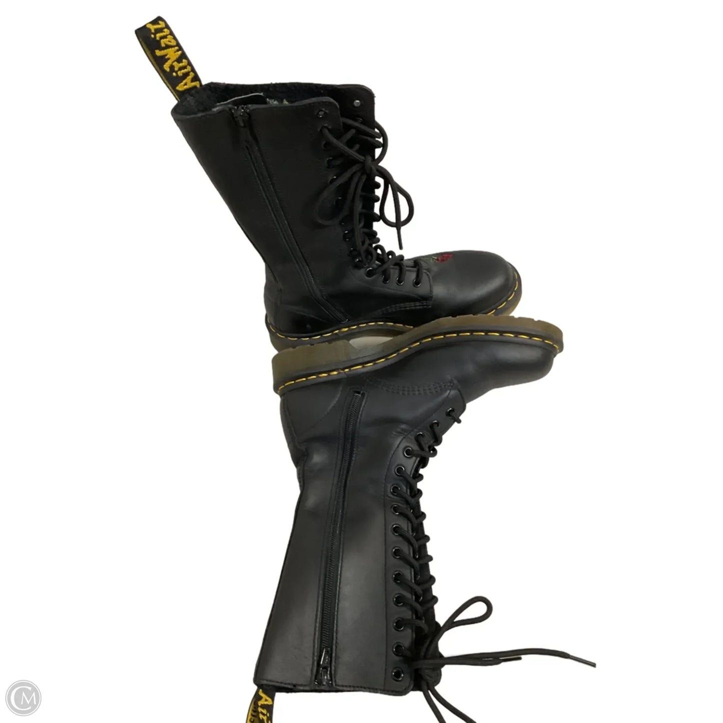 Boots Combat By Dr Martens In Black, Size: 8