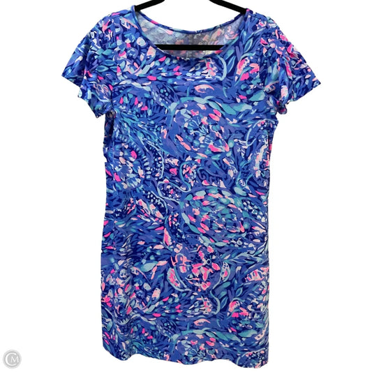 Dress Designer By Lilly Pulitzer In Blue & Pink, Size: M