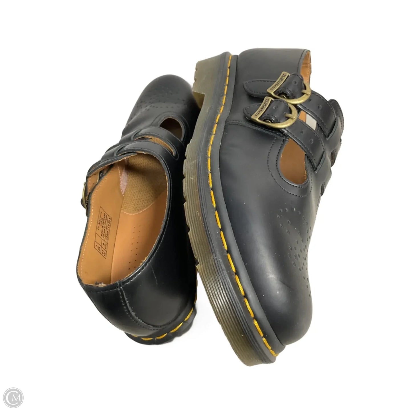 Shoes Flats By Dr Martens In Black, Size: 9