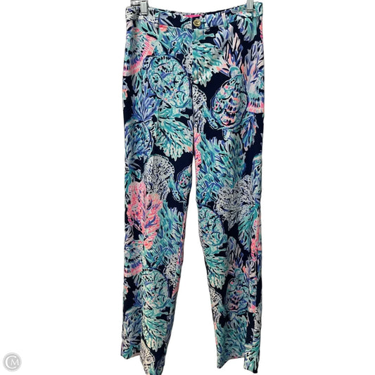 Pants Designer By Lilly Pulitzer In Floral Print, Size: 4