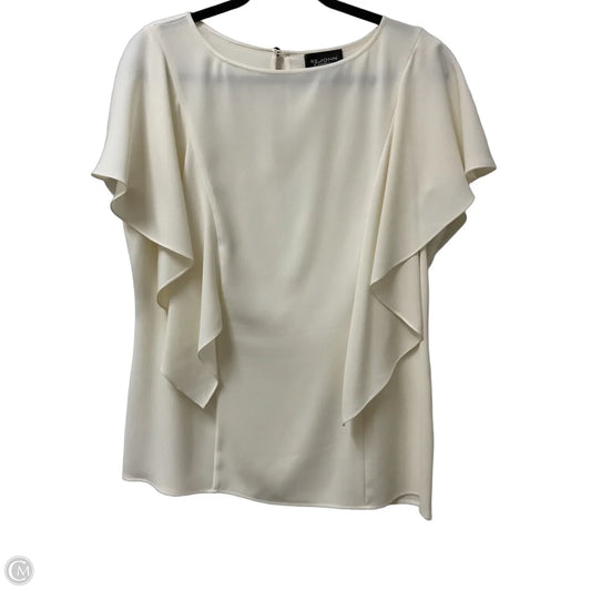Blouse Luxury Designer By St John Collection In Cream, Size: L