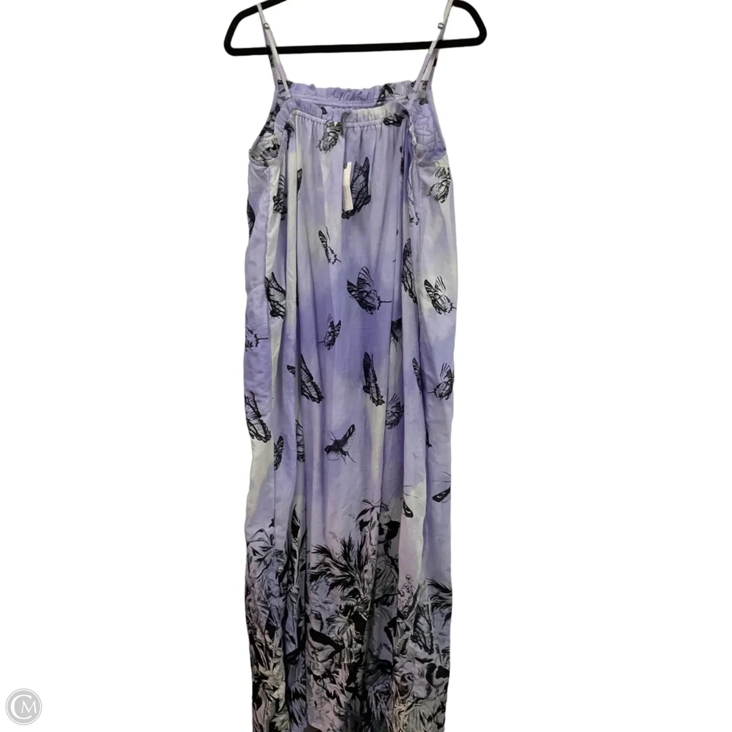 Dress Casual Maxi By Anthropologie In Purple & White, Size: M