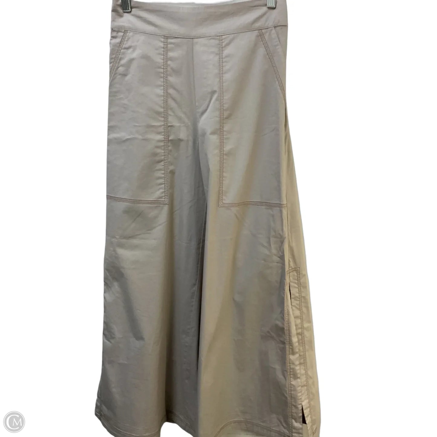 Pants Wide Leg By Cmc In Beige, Size: S