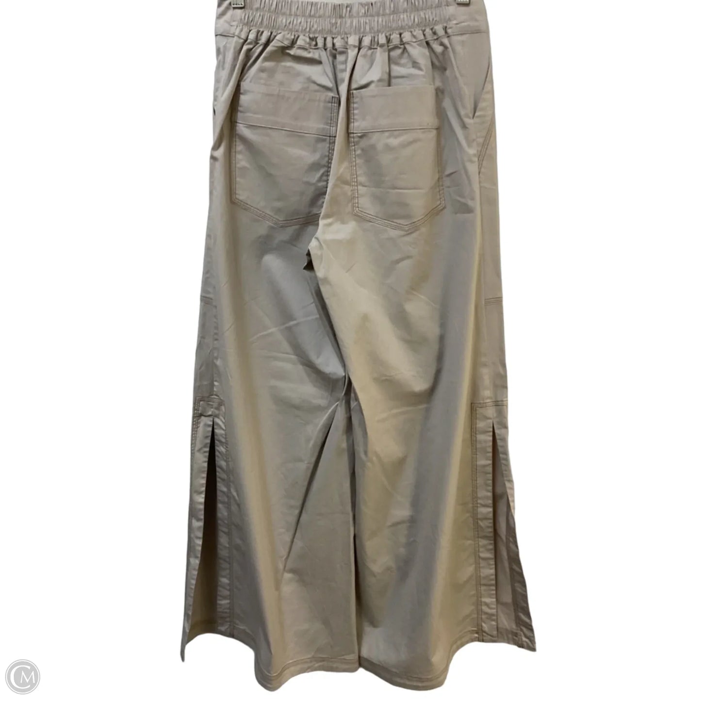 Pants Wide Leg By Cmc In Beige, Size: S