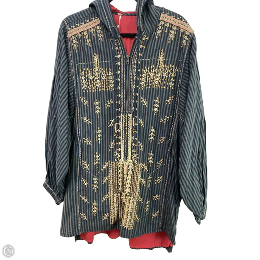 Tunic Long Sleeve By Free People In Navy, Size: Xs