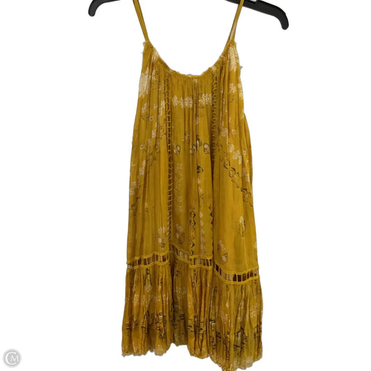 Dress Casual Short By Free People In Yellow, Size: Xs