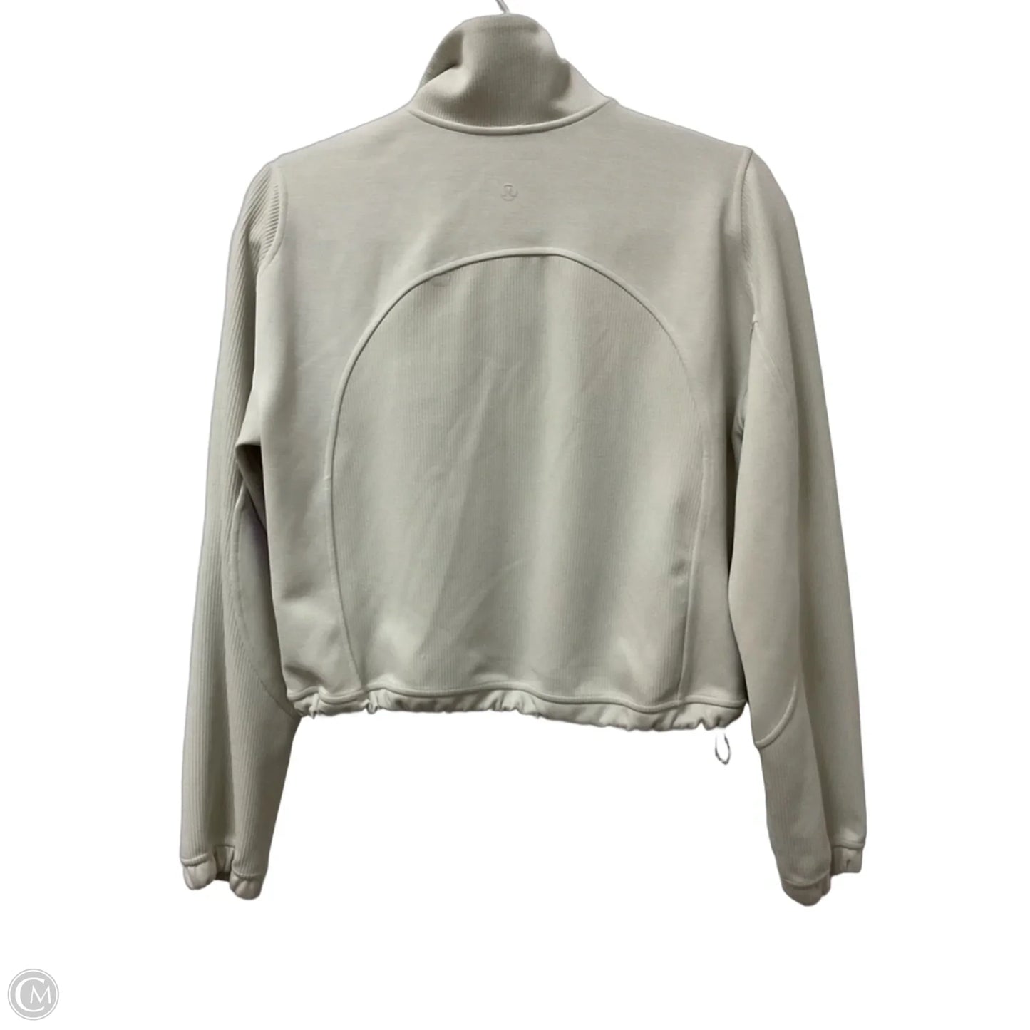 Athletic Sweatshirt Collar By Lululemon In Grey, Size: Xs