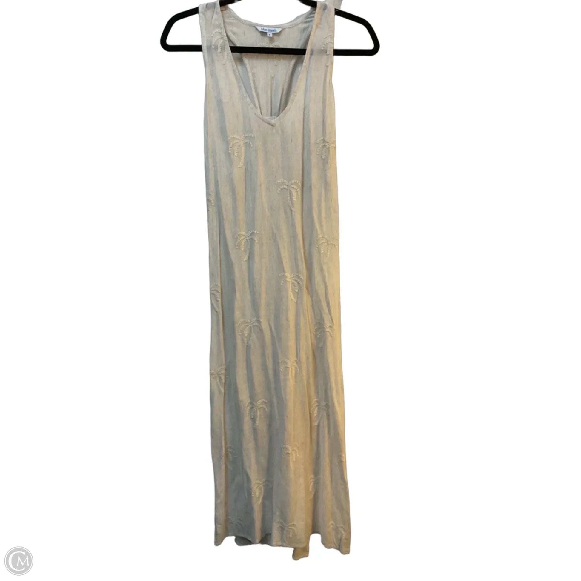 Dress Casual Maxi By Blue Island In Cream, Size: S