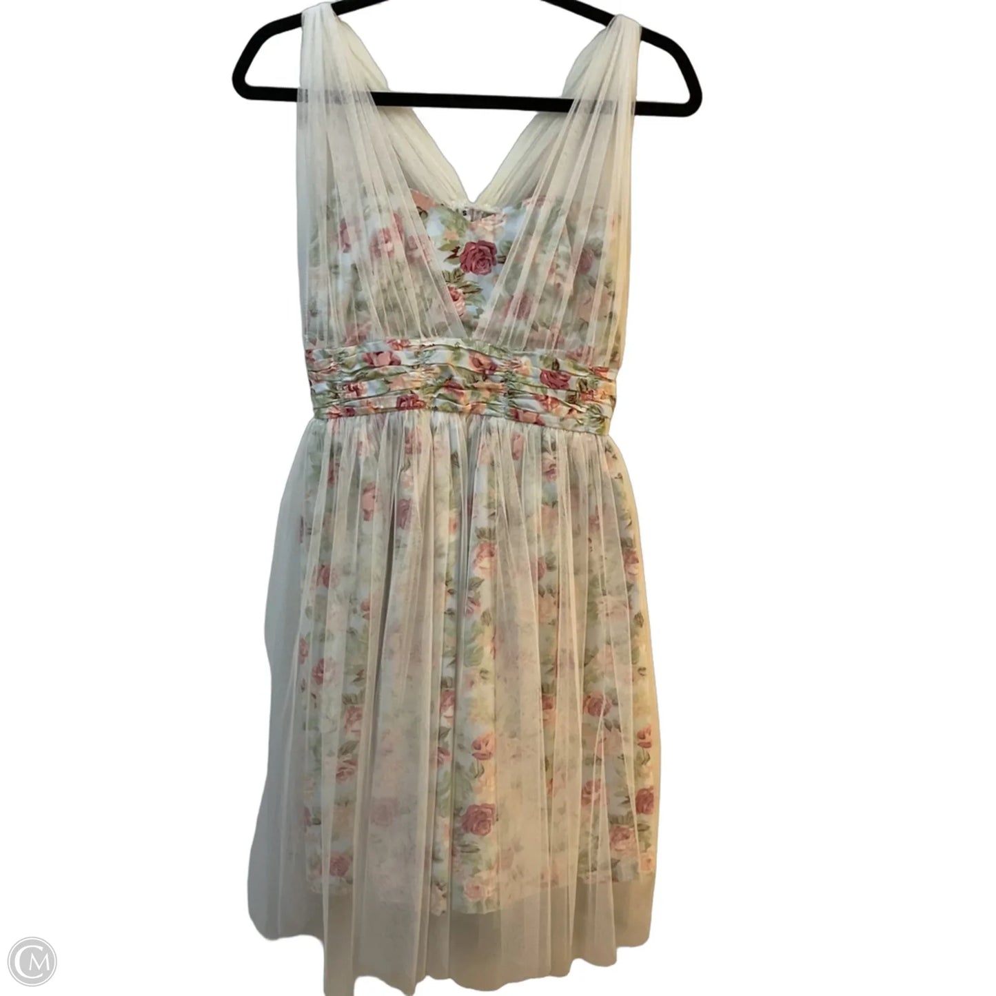 Dress Party Midi By Clothes Mentor In Floral Print, Size: S