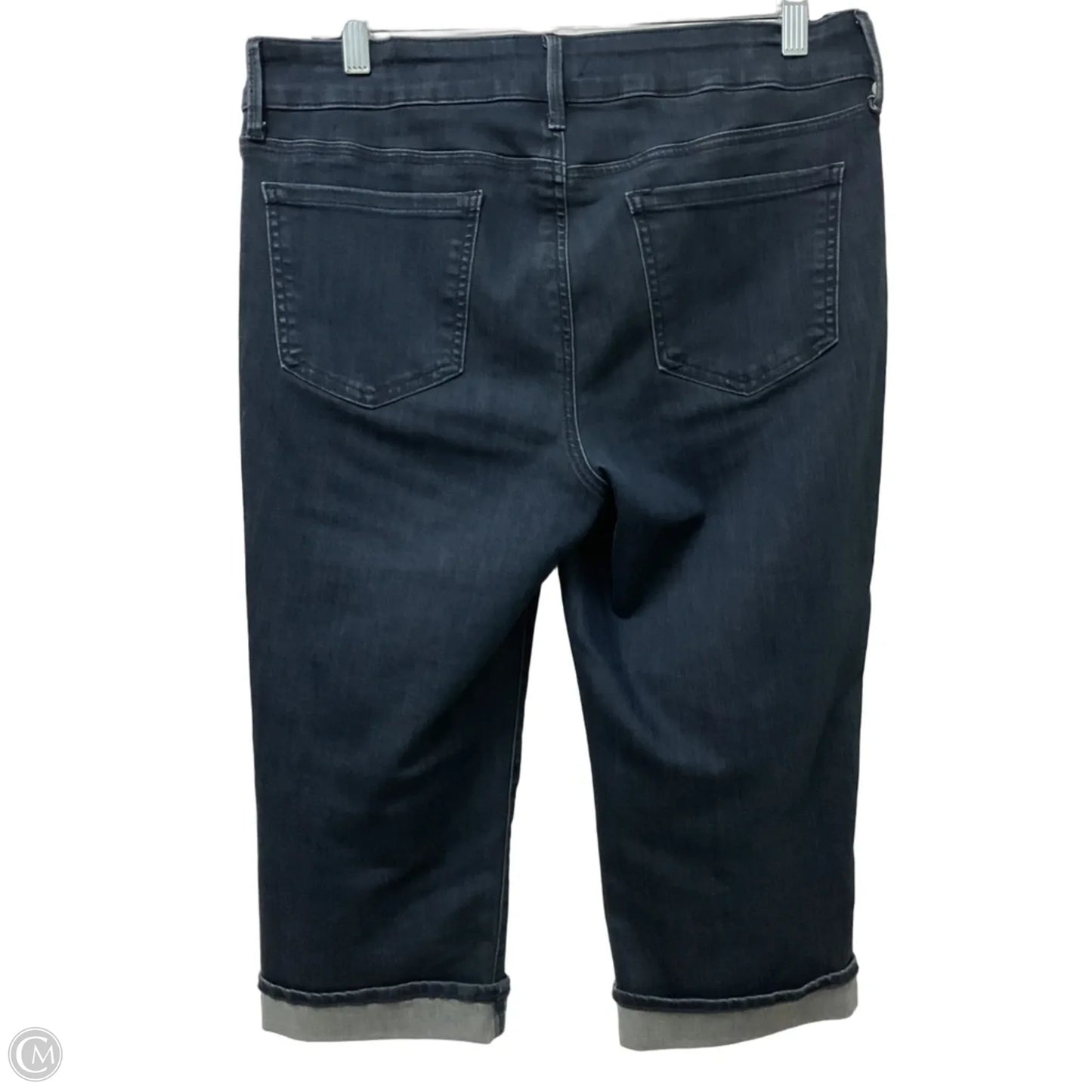 Jeans Cropped By Not Your Daughters Jeans In Blue Denim, Size: 10p
