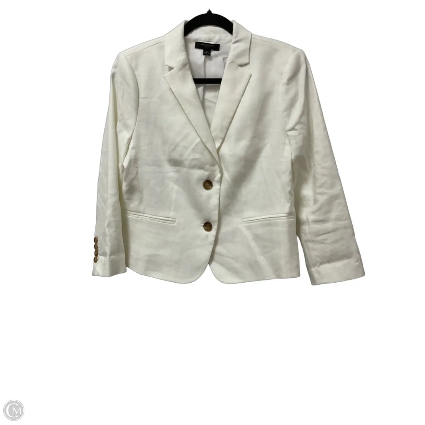 Blazer By Ann Taylor In White, Size: Sp