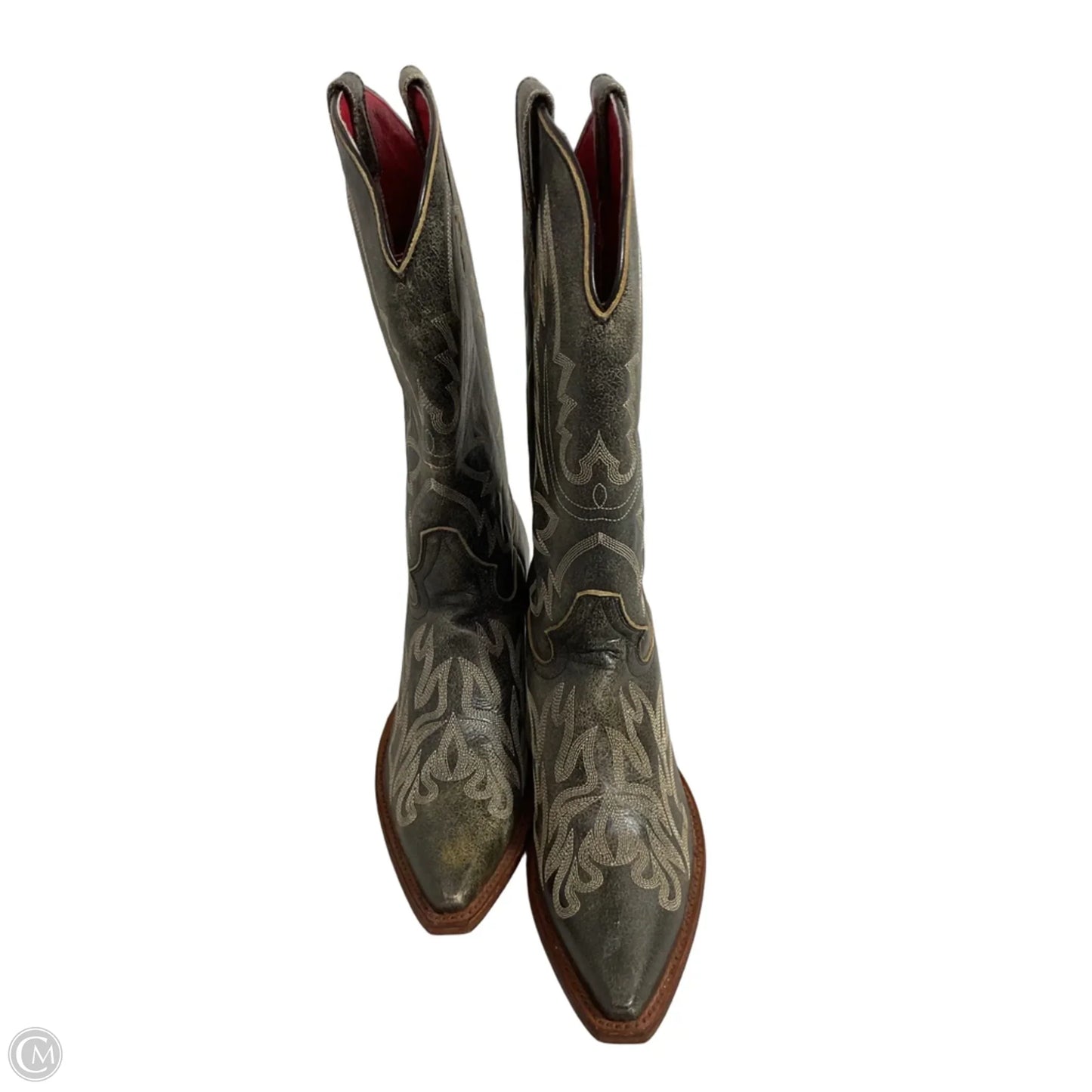 Boots Western By Cmc In Taupe, Size: 8.5