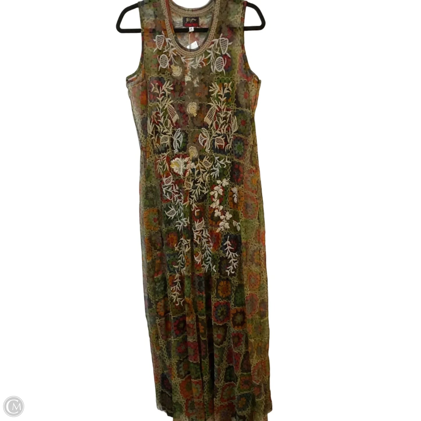 Dress Set 2pc By Johnny Was In Floral Print, Size: Xxl