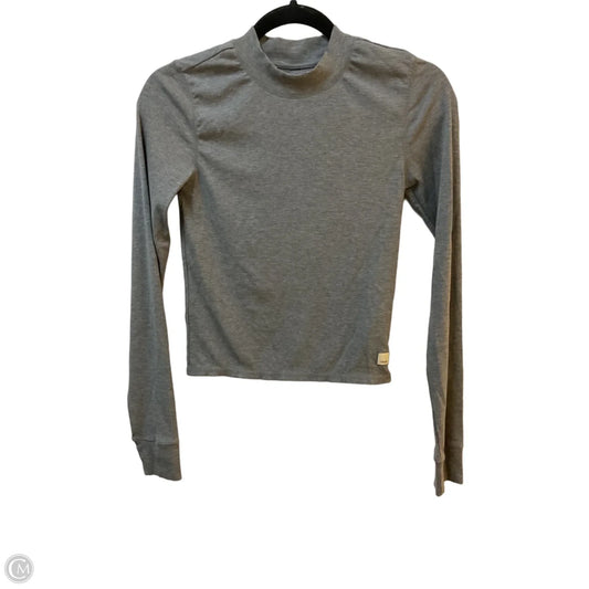 Athletic Top Long Sleeve Crewneck By Vuori In Grey, Size: S