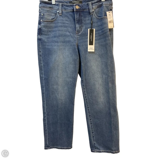 Jeans Straight By Liverpool In Blue Denim, Size: 10