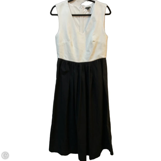 Dress Casual Maxi By Ann Taylor In Black & White, Size: M