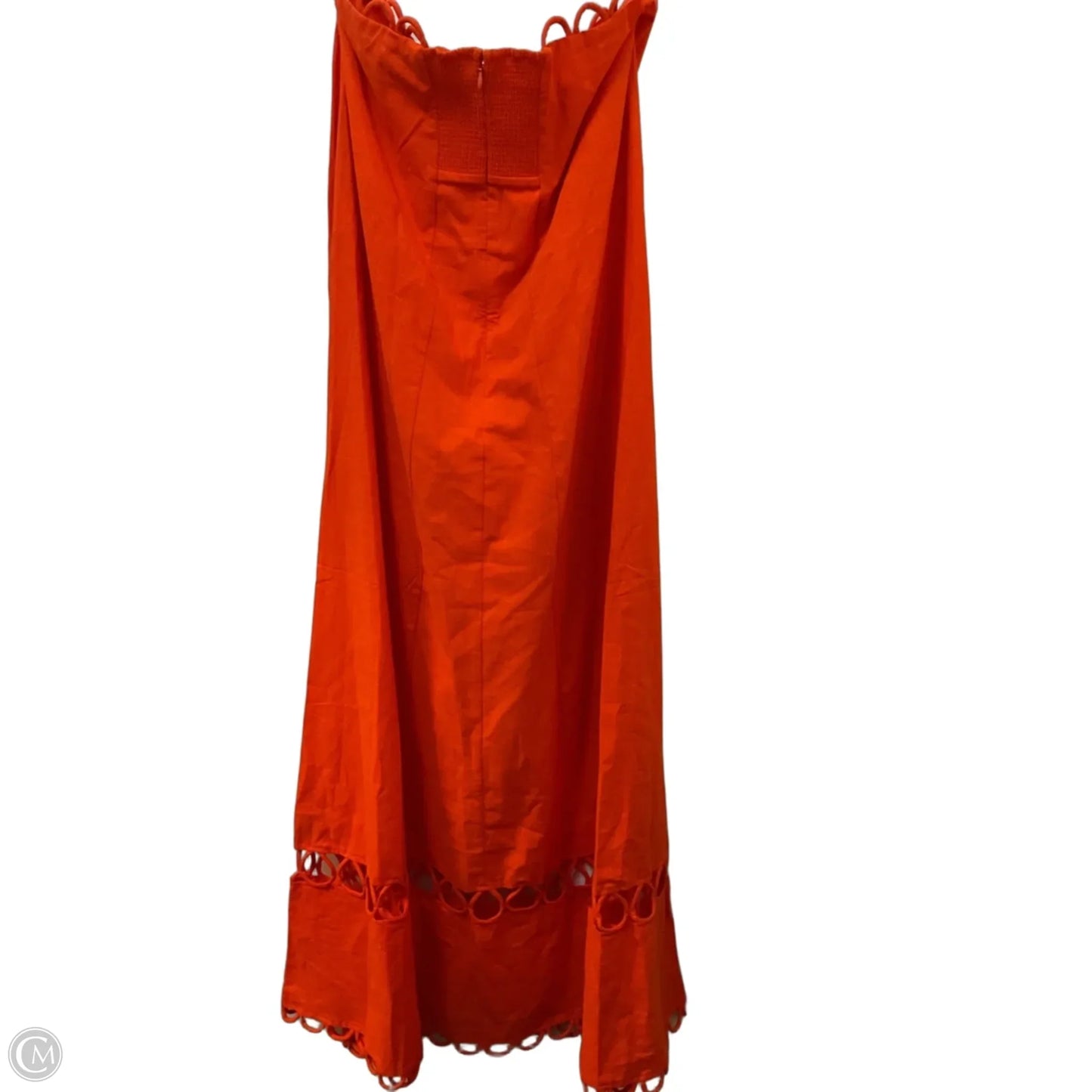 Dress Casual Midi By Cmc In Orange, Size: M
