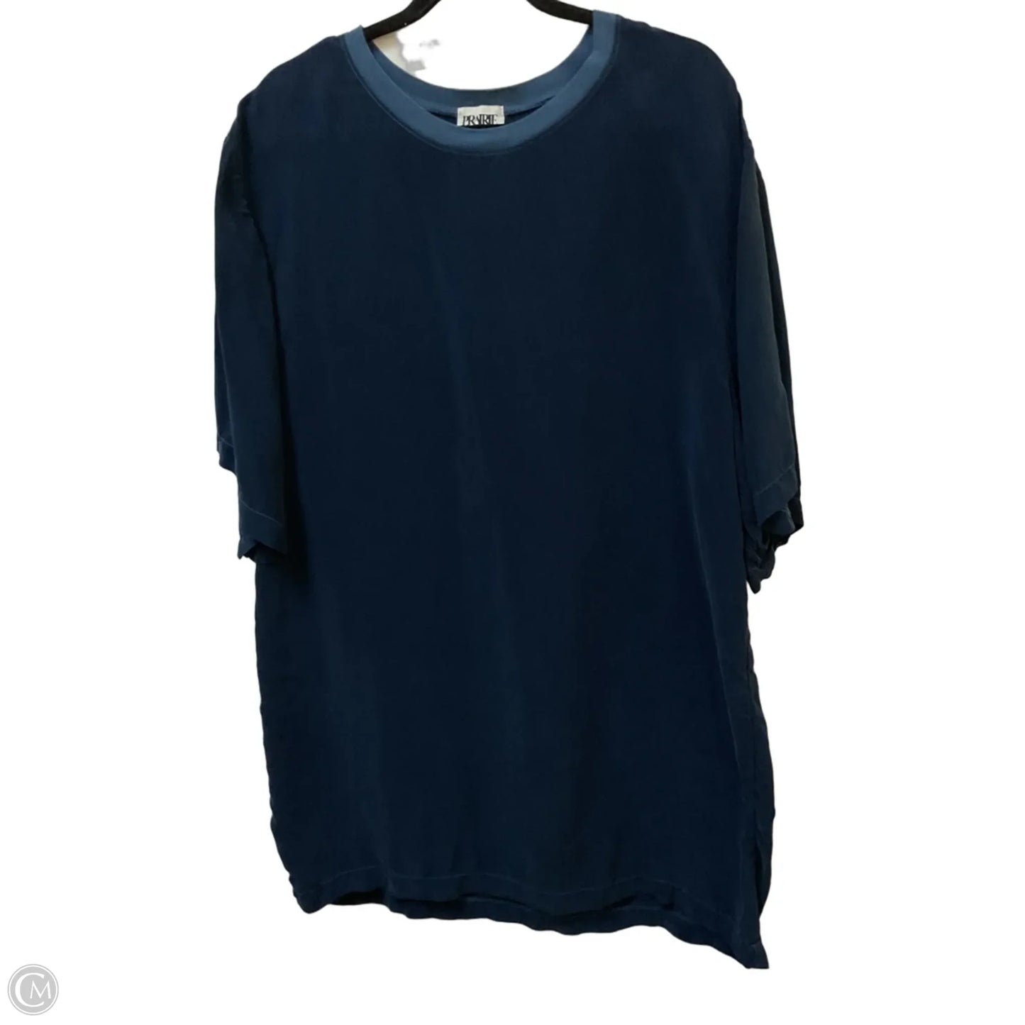 Tunic Short Sleeve By Cmc In Blue, Size: M