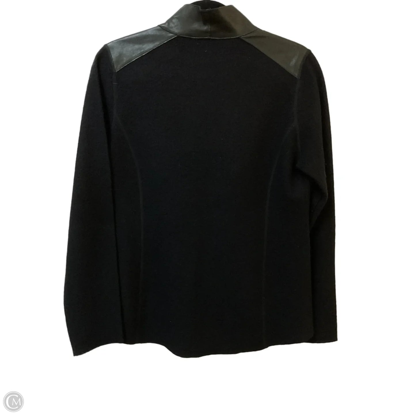 Sweater Cardigan By Eileen Fisher In Black, Size: S
