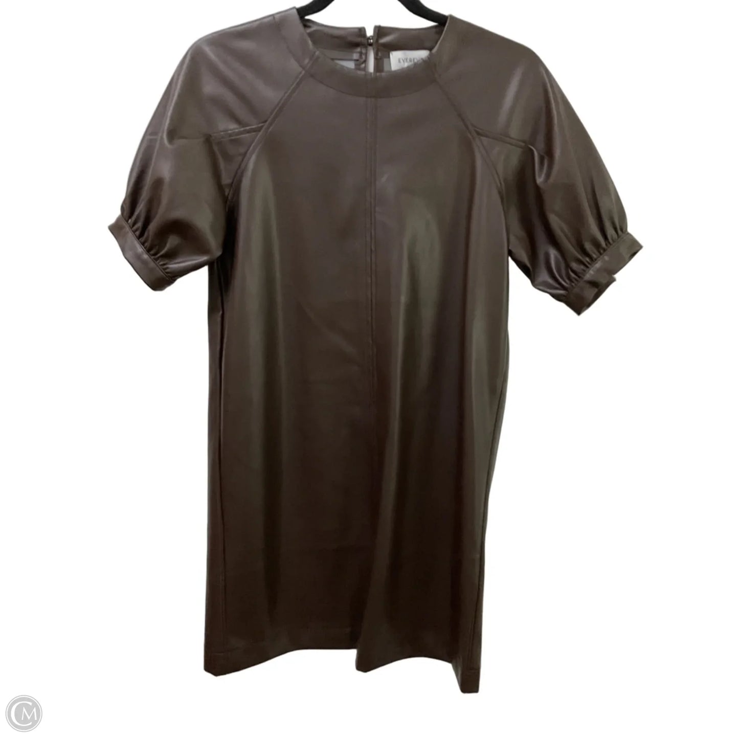 Dress Casual Midi By Evereve In Brown, Size: Xs
