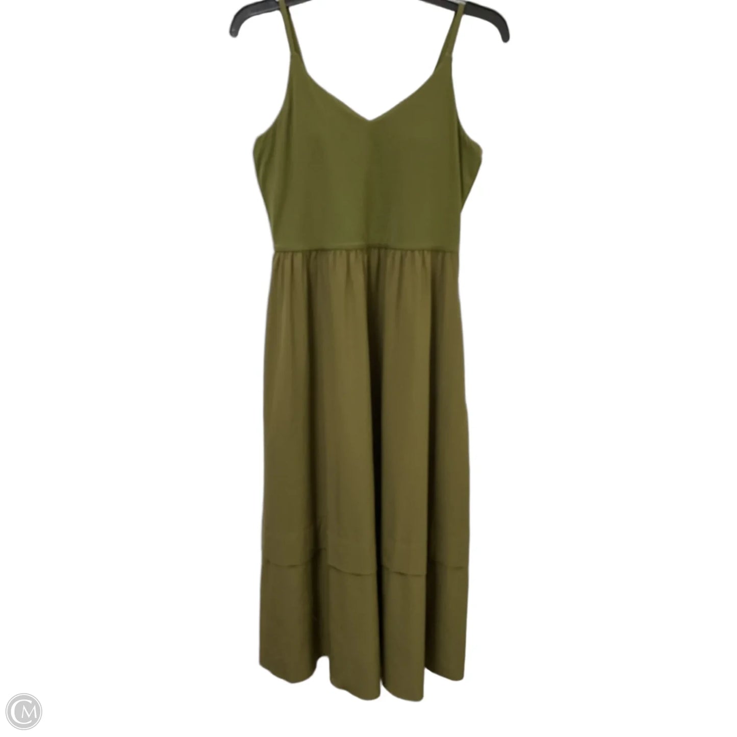 Dress Casual Midi By Athleta In Green, Size: S