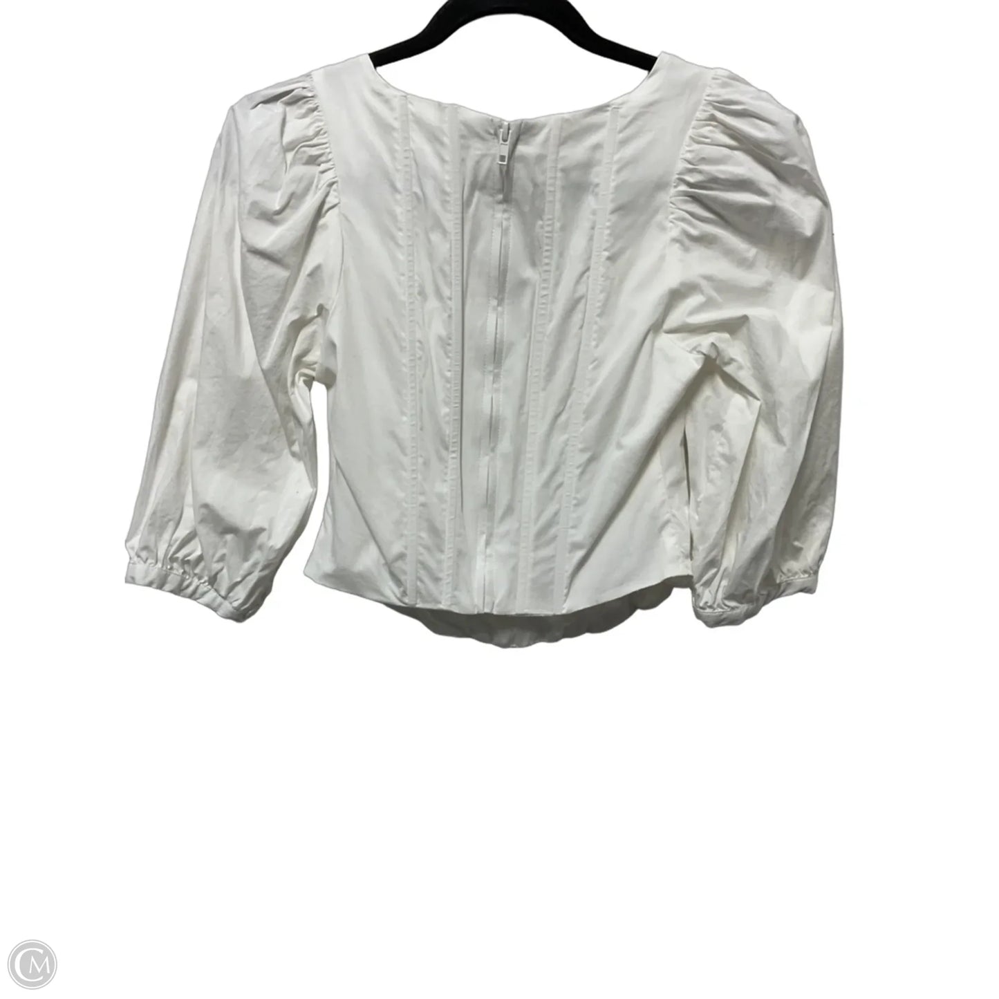 Top 3/4 Sleeve Designer By Jason Wu In White, Size: S