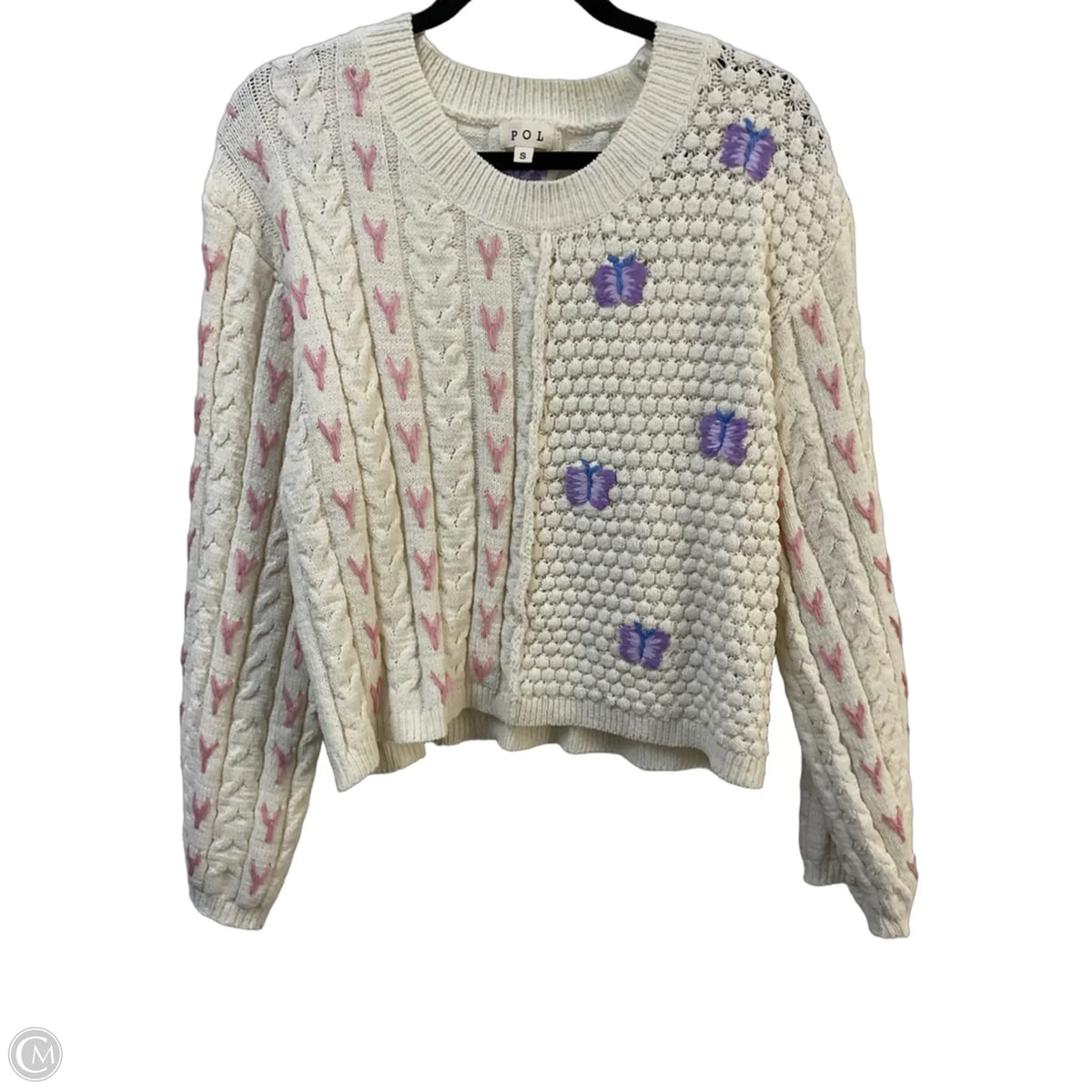 Sweater By Pol In Ivory, Size: S