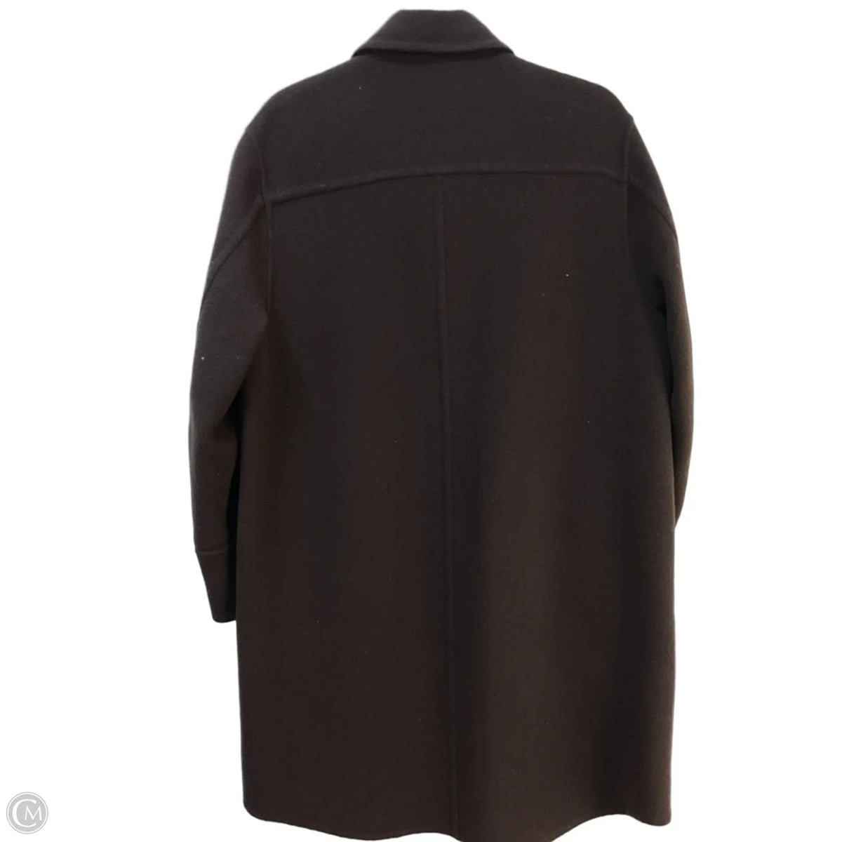 Coat Wool By Vince In Maroon, Size: S