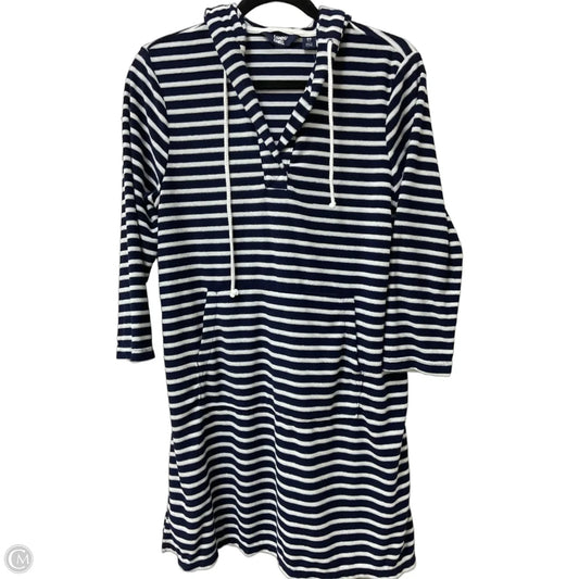 Swimwear Cover-up By Lands End In Blue & White, Size: Xs