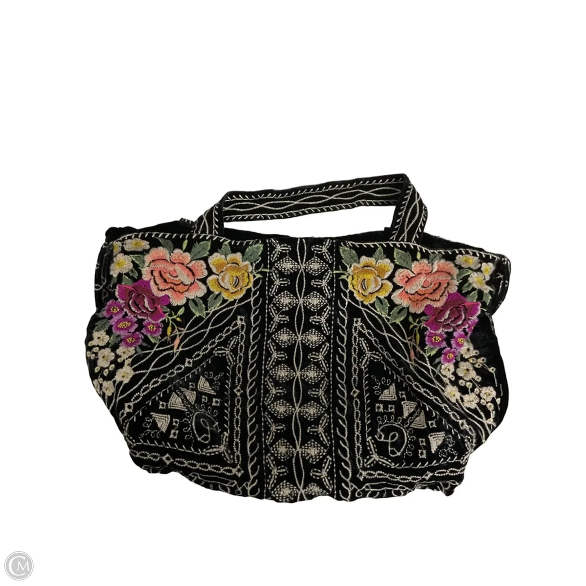 Tote Designer By Johnny Was, Size: Large