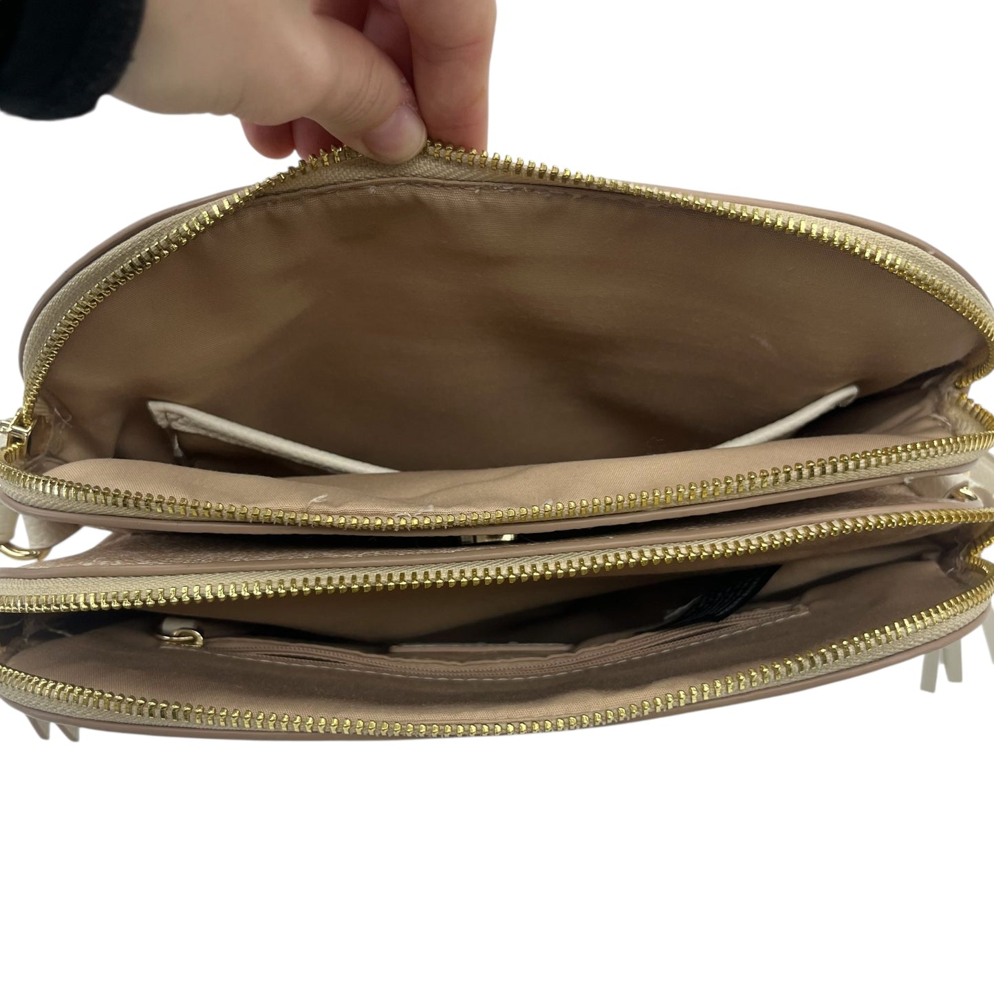 Crossbody By Nanette By Nanette Lepore In Tan, Size:Medium