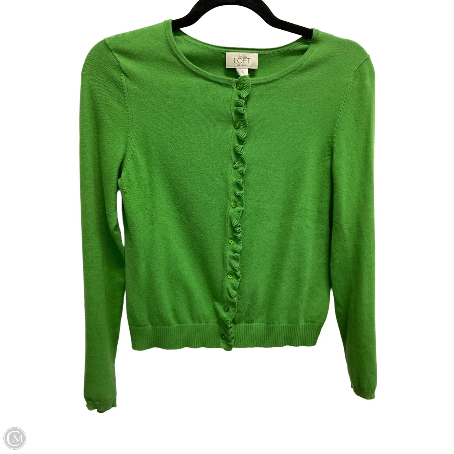 Cardigan By Loft In Green, Size: Xsp