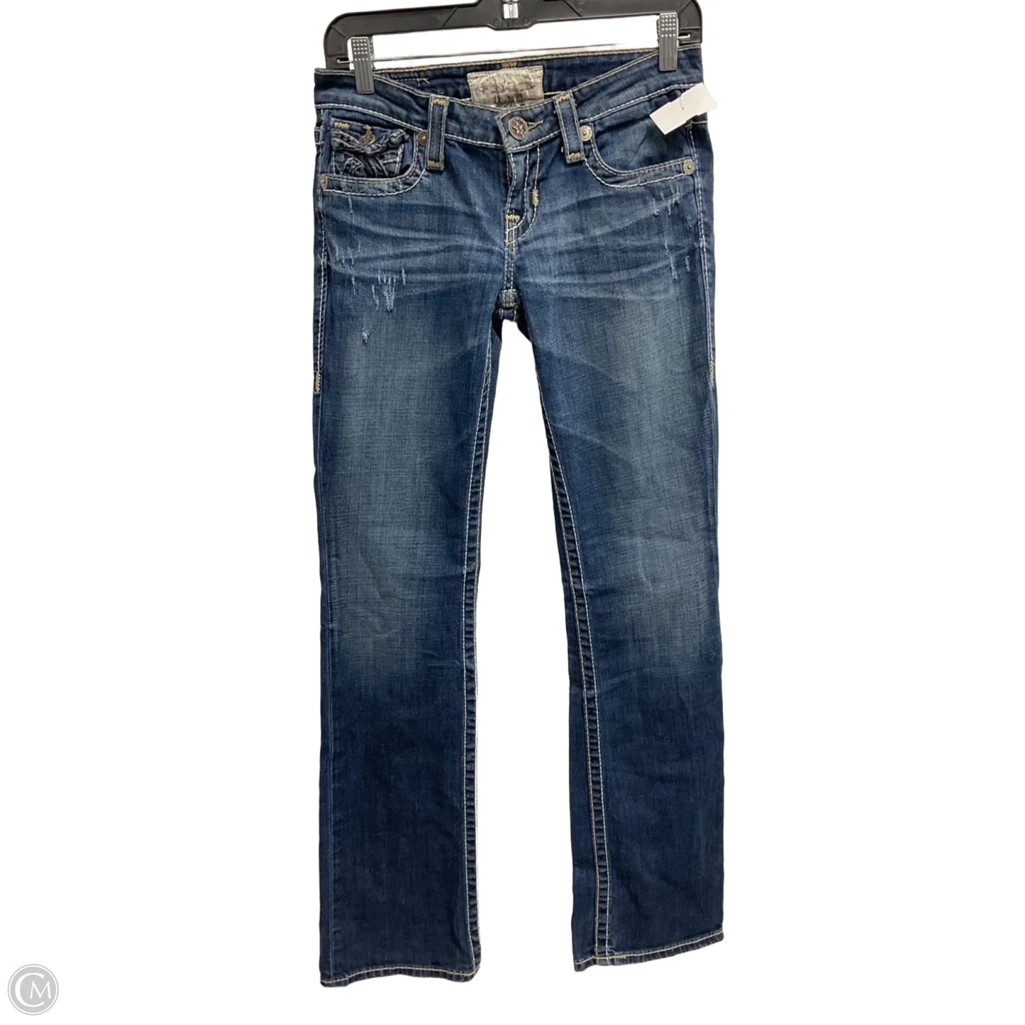 Jeans Boot Cut By Big Star In Blue Denim, Size: 4l