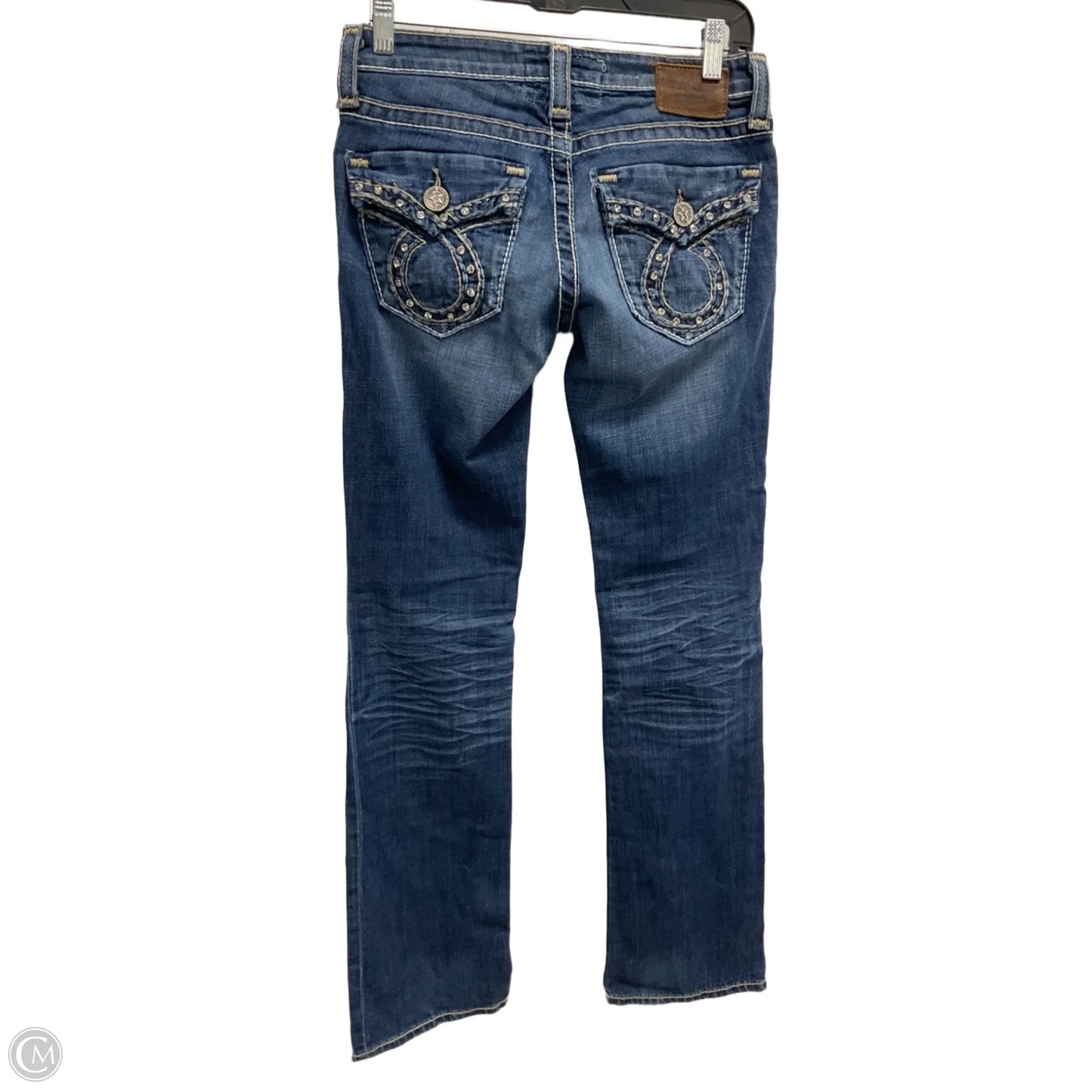 Jeans Boot Cut By Big Star In Blue Denim, Size: 4l