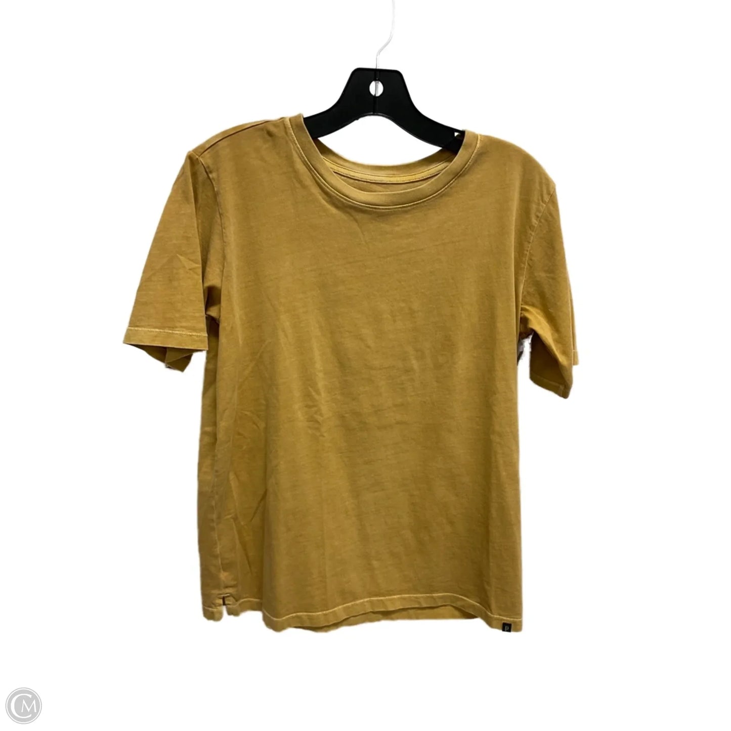 Top Short Sleeve Basic By Pendleton In Gold, Size: M