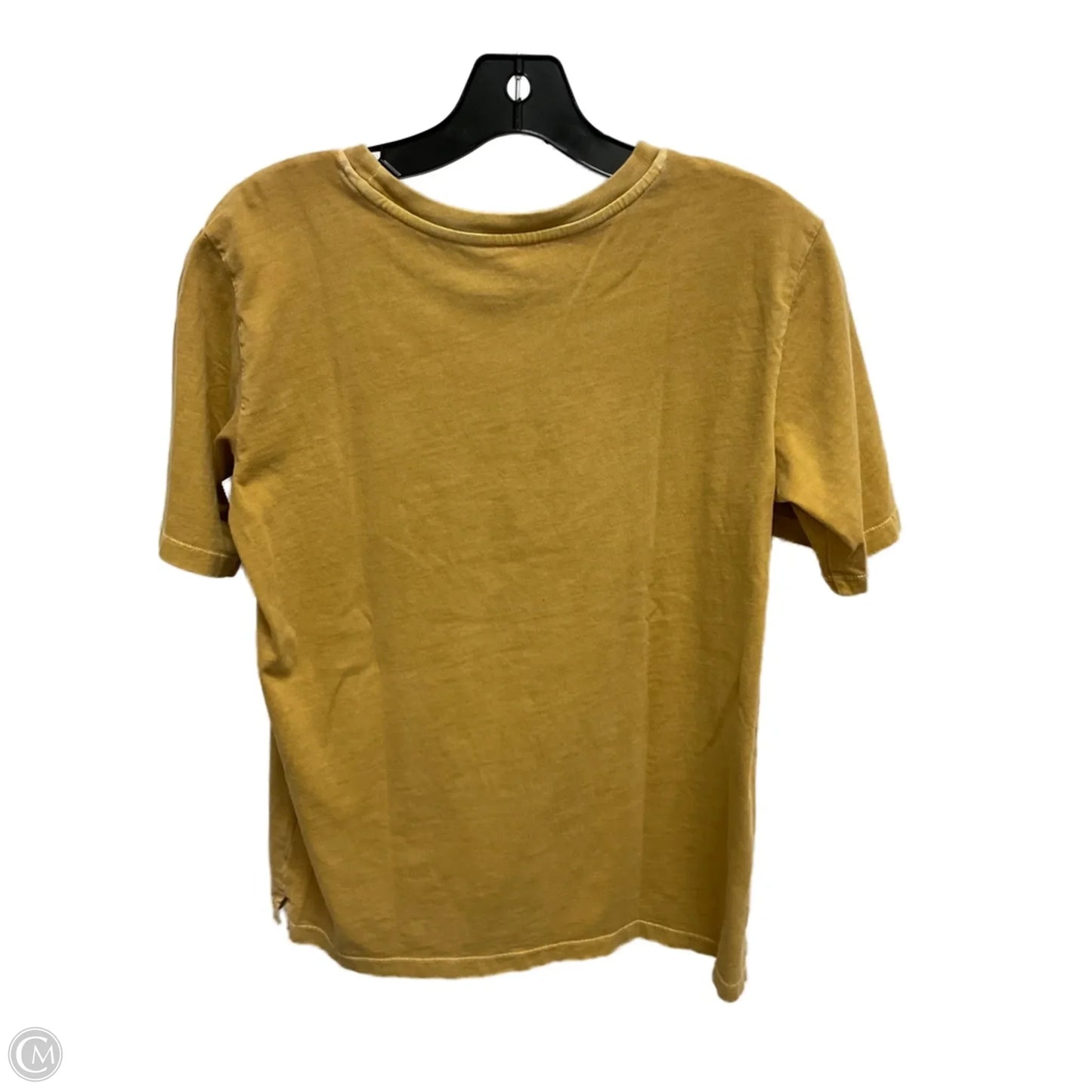 Top Short Sleeve Basic By Pendleton In Gold, Size: M