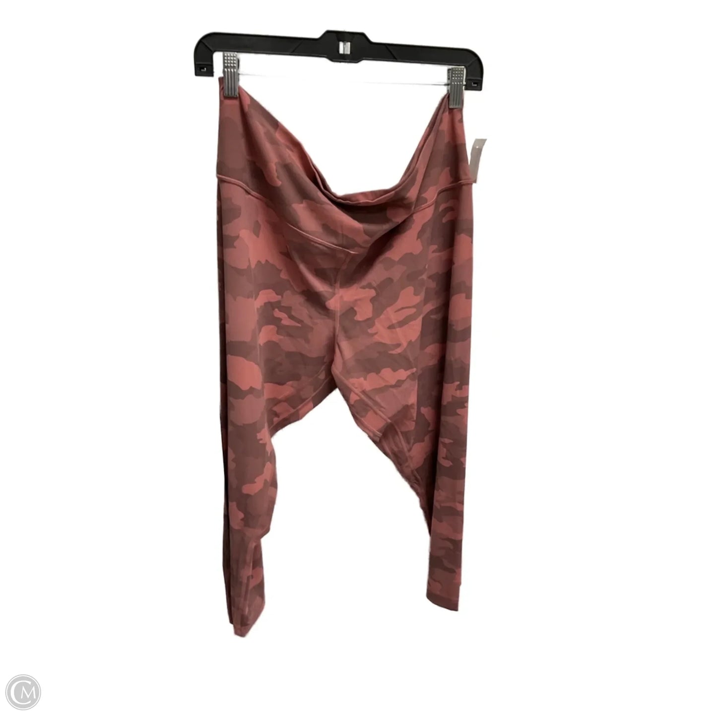 Athletic Capris By Lululemon In Pink, Size: 1x