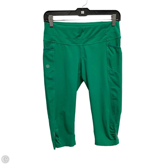 Athletic Capris By Athleta In Green, Size: S