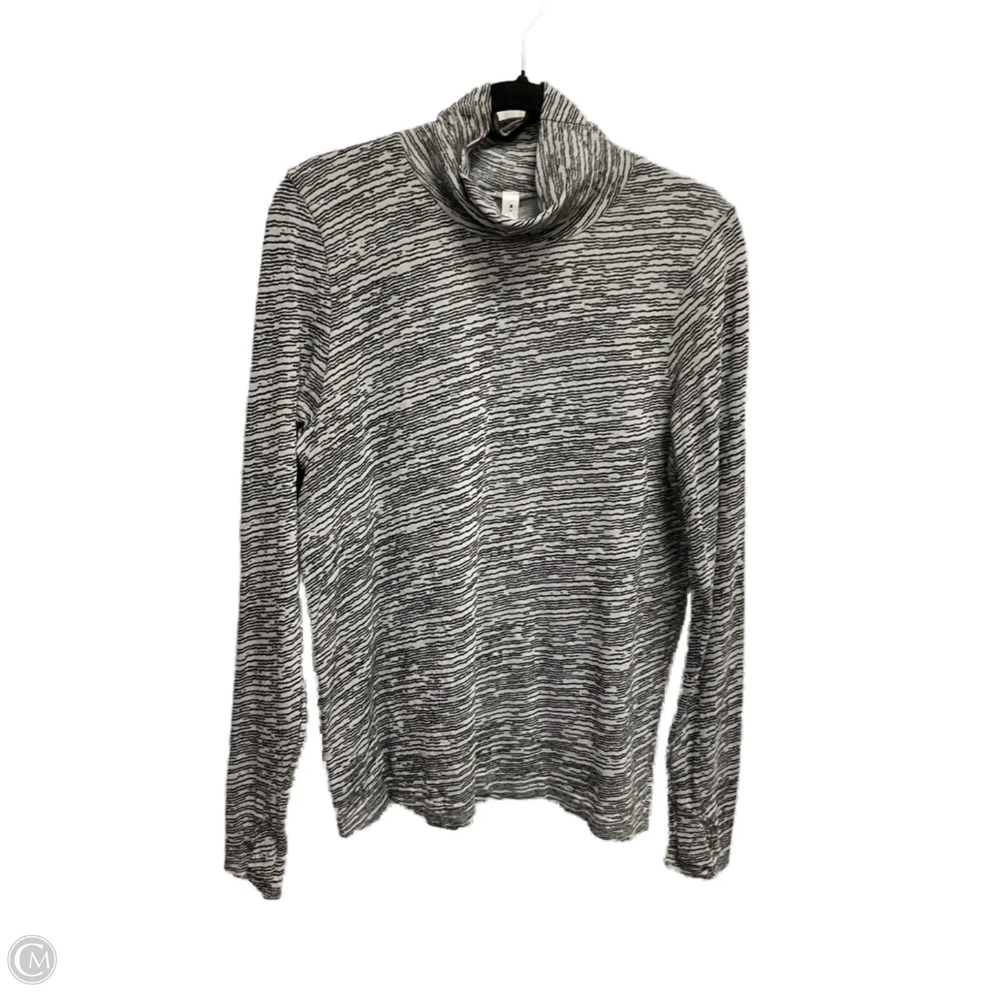 Athletic Top Long Sleeve Collar By Athleta In Grey, Size: Xl